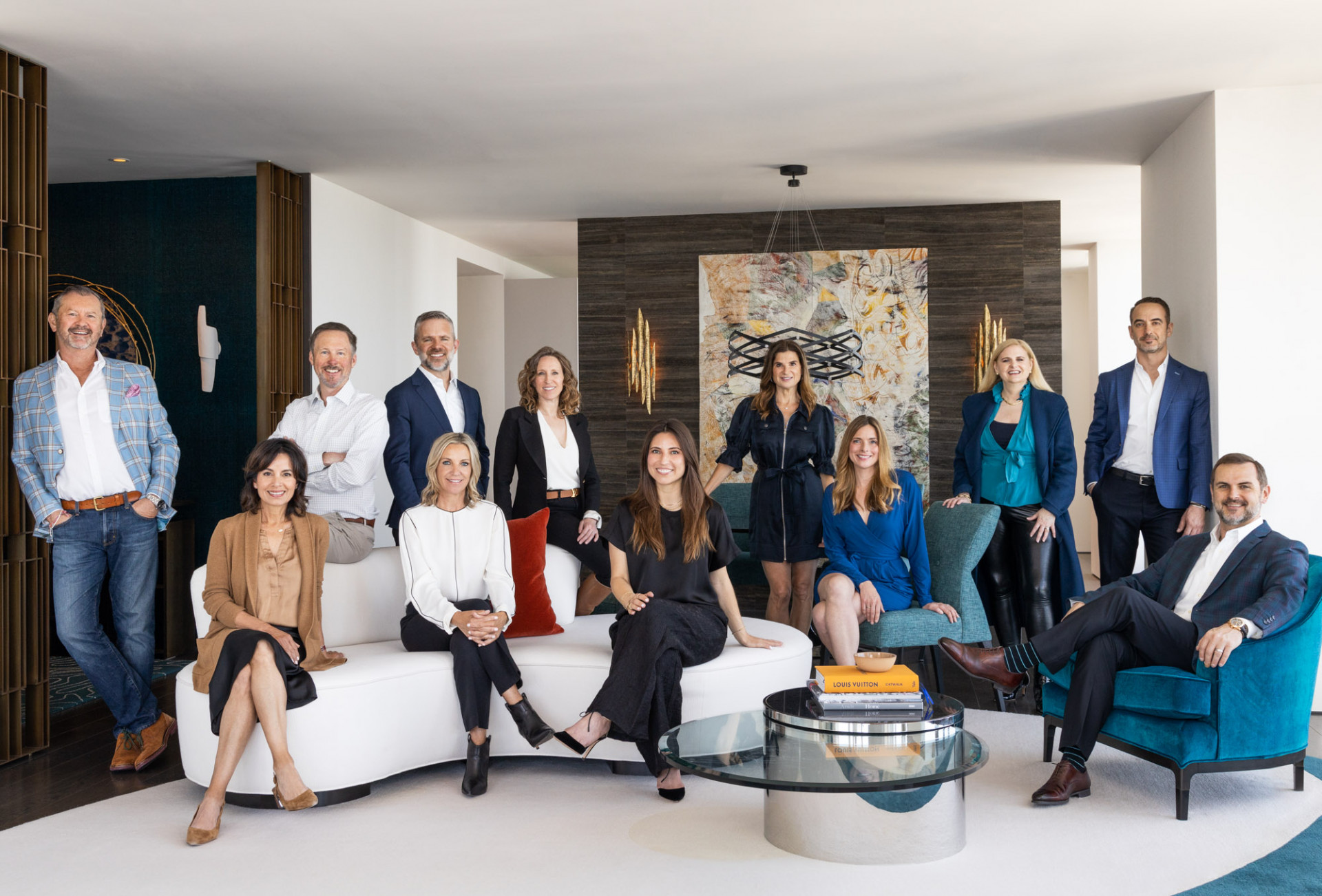 The Union: group of real estate agents seated in residential home